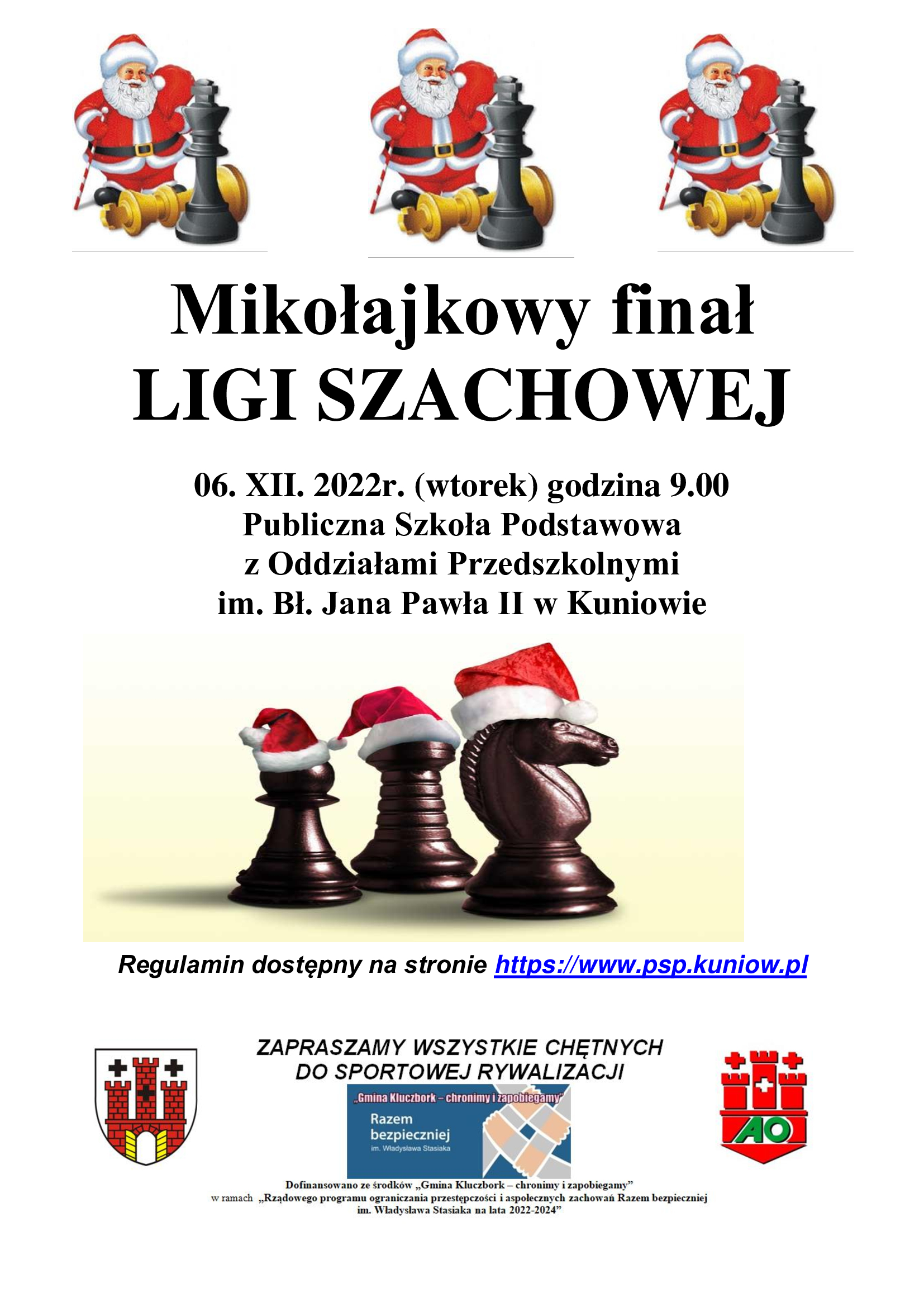 mikołajkowy-finał-ligi-szachowej-PLAKAT-2022